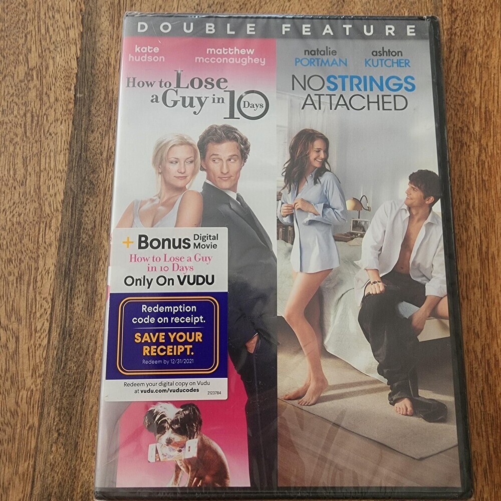 How To Lose A Guy In 10 Days / No Strings Attached DVD Paramount New Sealed